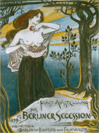 L. v. Hofmann, affiche Berliner Sezession door Ludwig von Hofmann