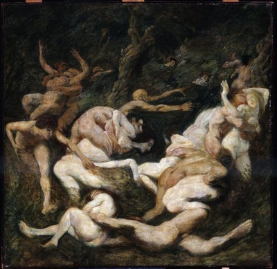 De ontvoering van vrouwen door Ludwig von Hofmann