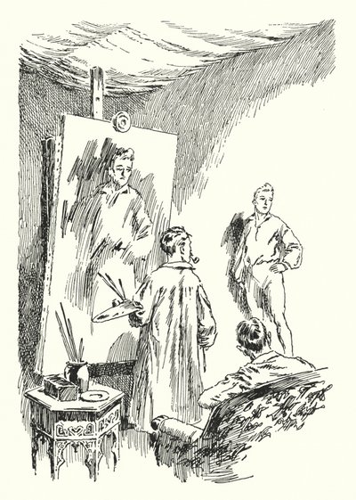 Illustratie voor Het Portret van Dorian Gray door Oscar Wilde door Lui Trugo