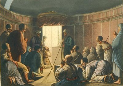 Ingang van de Kapel van het Heilig Graf, uit 