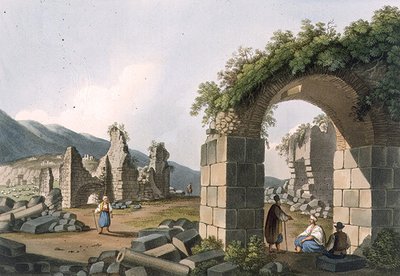 Ruïnes van de baden in Efeze, plaat 43 uit 