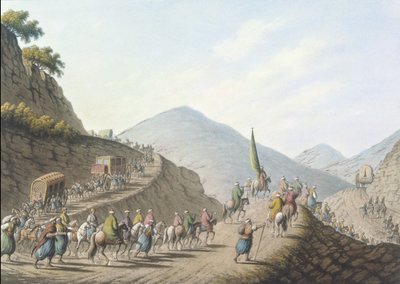Het Balkangebergte, plaat 2, uitgegeven door William Watts door Luigi (after) Mayer
