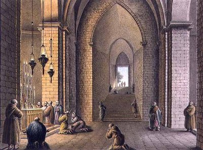 Het graf van de Maagd Maria, Jeruzalem, uitgegeven door William Watts door Luigi (after) Mayer