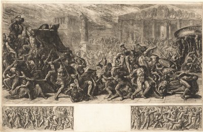 De Plundering van de Tempel in Jeruzalem, ca. 1838 door Luigi Ademollo