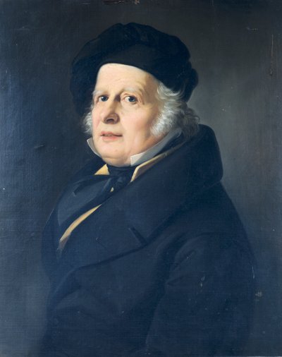 Portret van Luigi Chini door Luigi Asioli