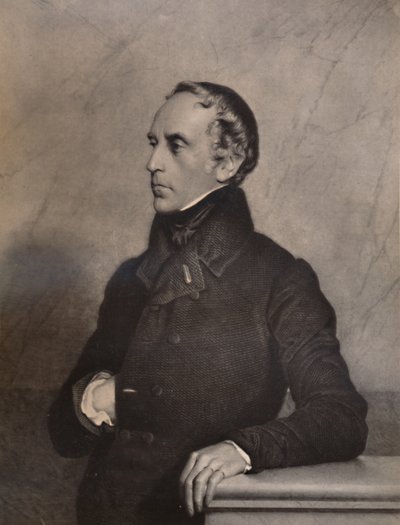 François Pierre Guillaume Guizot, Franse politicus en historicus, 19e eeuw 1894 door Luigi Calamatta