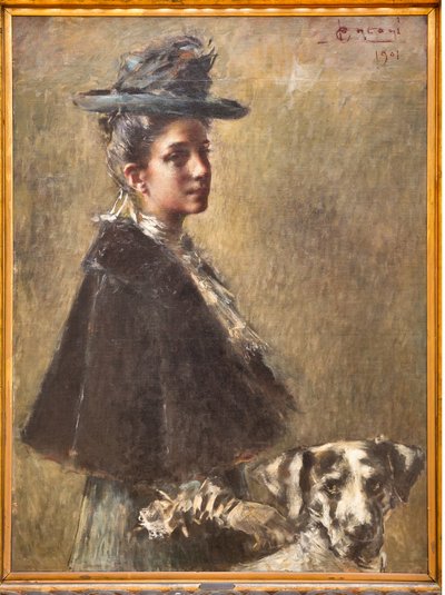 Portret van mevrouw Torelli door Luigi Conconi