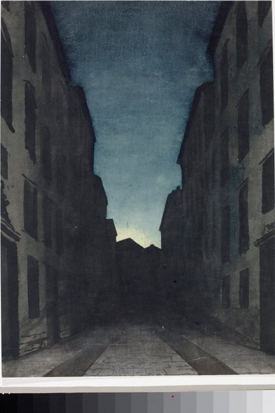 Een wegperspectief door Luigi Garibbo