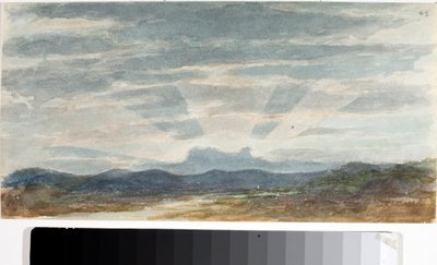 Landschap, lichteffecten door Luigi Garibbo