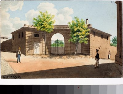 Uitzicht op het San Leonardo-plein, Genua door Luigi Garibbo