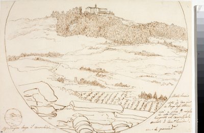 Uitzicht op Monte Senario nabij Florence door Luigi Garibbo