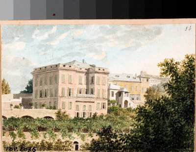 Uitzicht op villa Cambasio, Genua door Luigi Garibbo