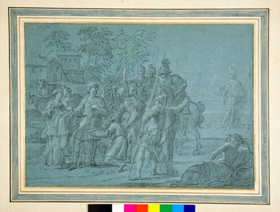 Cincinnatus Teruggeroepen van de Ploeg door Luigi Garzi