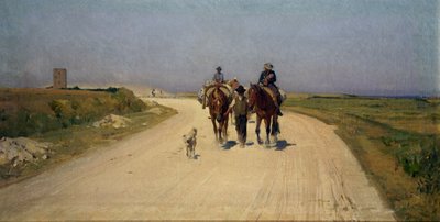 Zonnige weg door Luigi Gioli