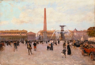 La Place de la Concorde door Luigi Loir