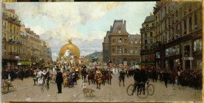 Mi-carême in Parijs, ca. 1912 door Luigi Loir