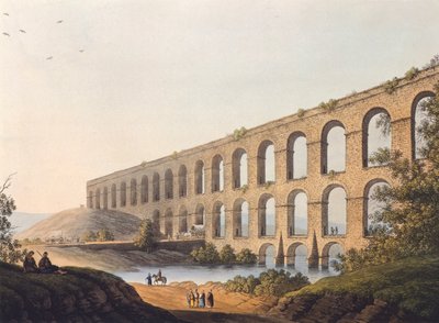 Aquaduct bij Belgrado door Luigi Mayer