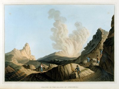 Krater van Stromboli - in 