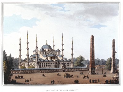 Moskee van Sultan Ahmed (1609-1616), Istanbul. in 