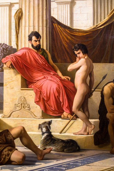Onderwijs in Sparta door Luigi Mussini