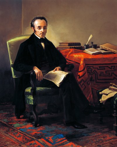 Portret van Silvio Pellico door Luigi Norfini