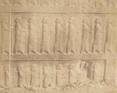 Processie op de gevel van de Grote Trap, 1858 door Luigi Pesce