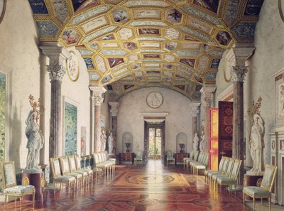 De Grote Agaathal in het Catharinapaleis in Tsarskoye Selo, 1859 door Luigi Premazzi