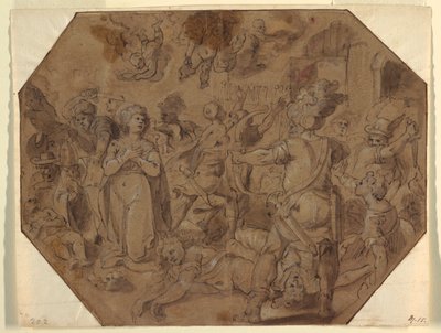 Martelaarschap van St. Ursula door Luigi Rodriguez