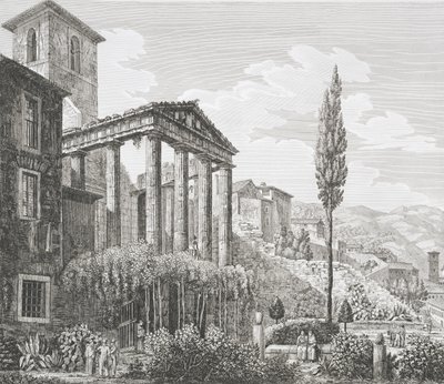 Tempel van Hercules bij Cora, uit 