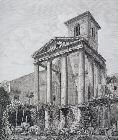 Tempel van Hercules bij Cora, uit 