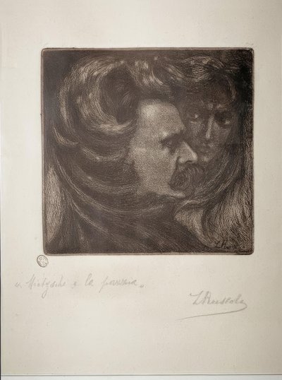 Nietzsche en waanzin door Luigi Russolo