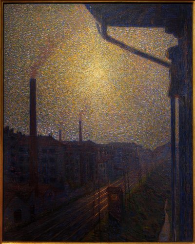 Stadsrand - Werk door Luigi Russolo