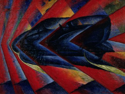 Het Dynamisme van een Automobiel door Luigi Russolo
