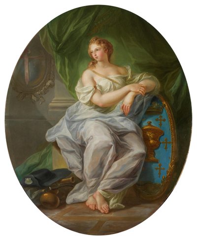 Allegorie van Galicië - Luis Paret Alcázar (1789) door Luis Paret y Alcazar