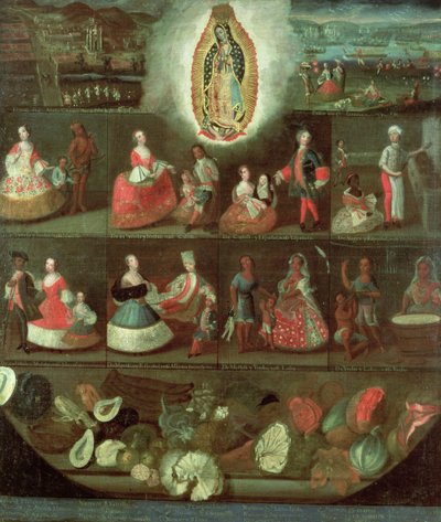 De Maagd van Guadalupe, Mexicaans door Luis de Mena