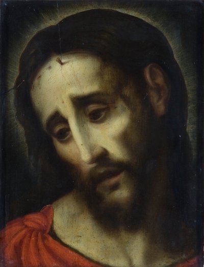 Christus als de man van smarten, 1519-1586 door Luis de Morales
