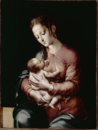 De Maagd en Kind door Luis de Morales