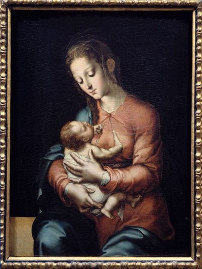De Maagd en het Kind door Luis de Morales