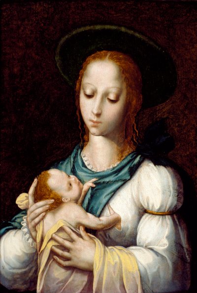 De Maagd en het Kind, ca. 1567 door Luis de Morales