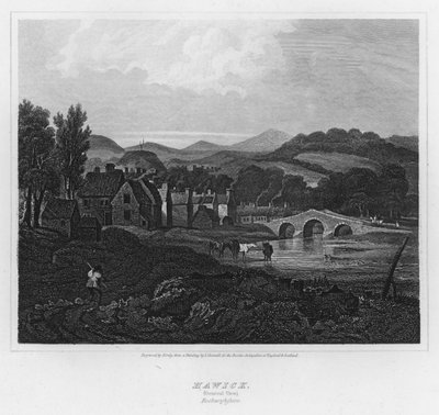 Hawick, Algemeen Uitzicht, Roxburghshire door Luke (after) Clennell