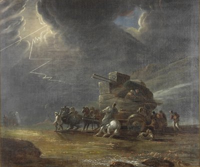 De bagagewagen door Luke Clennell
