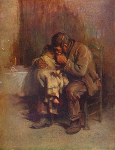 Moederloos, ca. 1899, 1914 door Luke Fildes