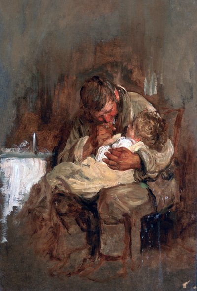 Studie, 1843-1927 door Luke Fildes