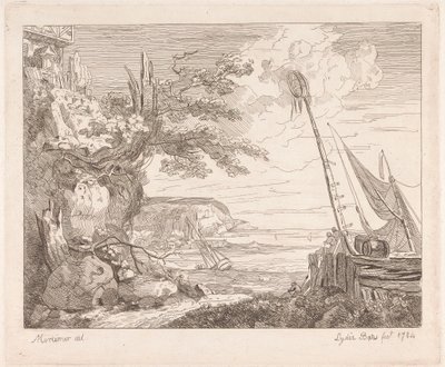 Kustlandschap door Lydia Bates