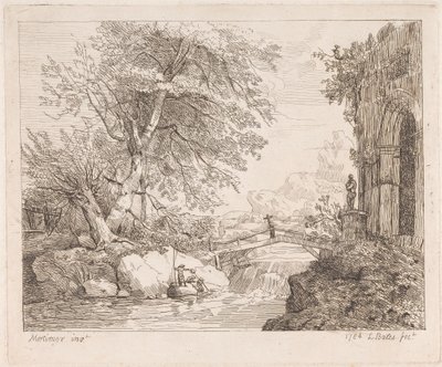 Landschap met Klassieke Ruïnes door Lydia Bates