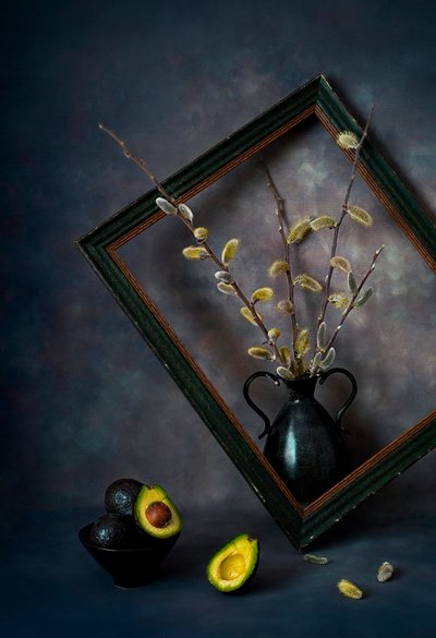 Wilgenkatjes en avocado door Lydia Jacobs