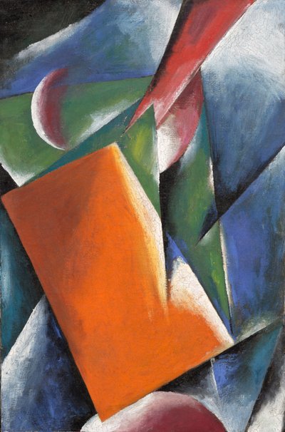 Architectonisch schilderij door Lyubov Sergeevna Popova
