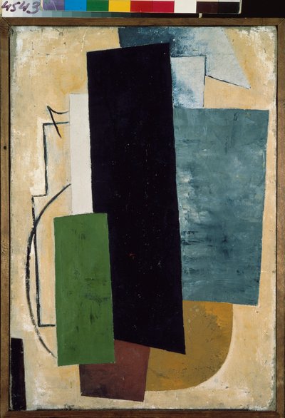 Architectonische schildering door Lyubov Sergeevna Popova