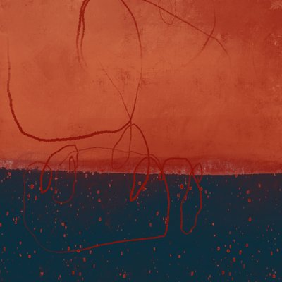 Abstracte lijnen in kleurblokken door MANSI SAXENA