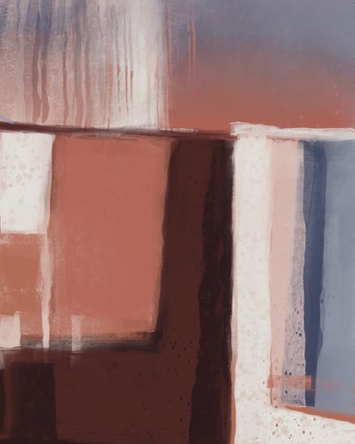 Abstracte kleurblokken door MANSI SAXENA